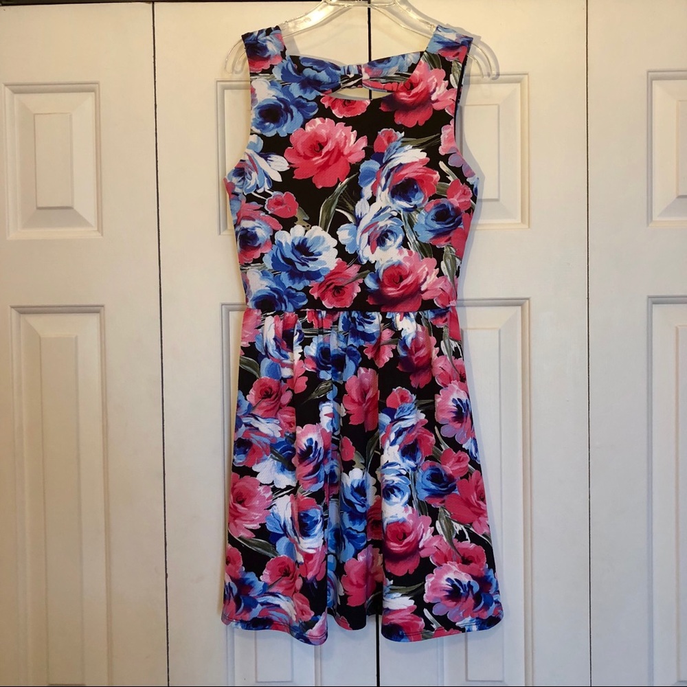 Lily Rose Springtime Floral Slater Dress Sz Small
